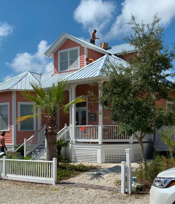 Home Screw Down Metal Roofing